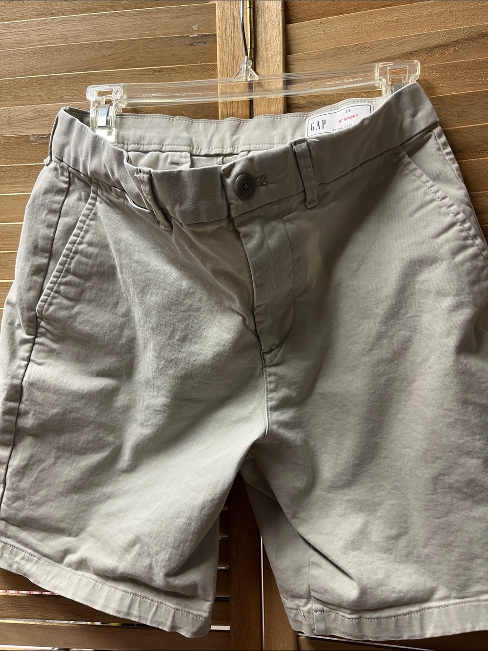 GAP Men's Chino Shorts - Light Gray